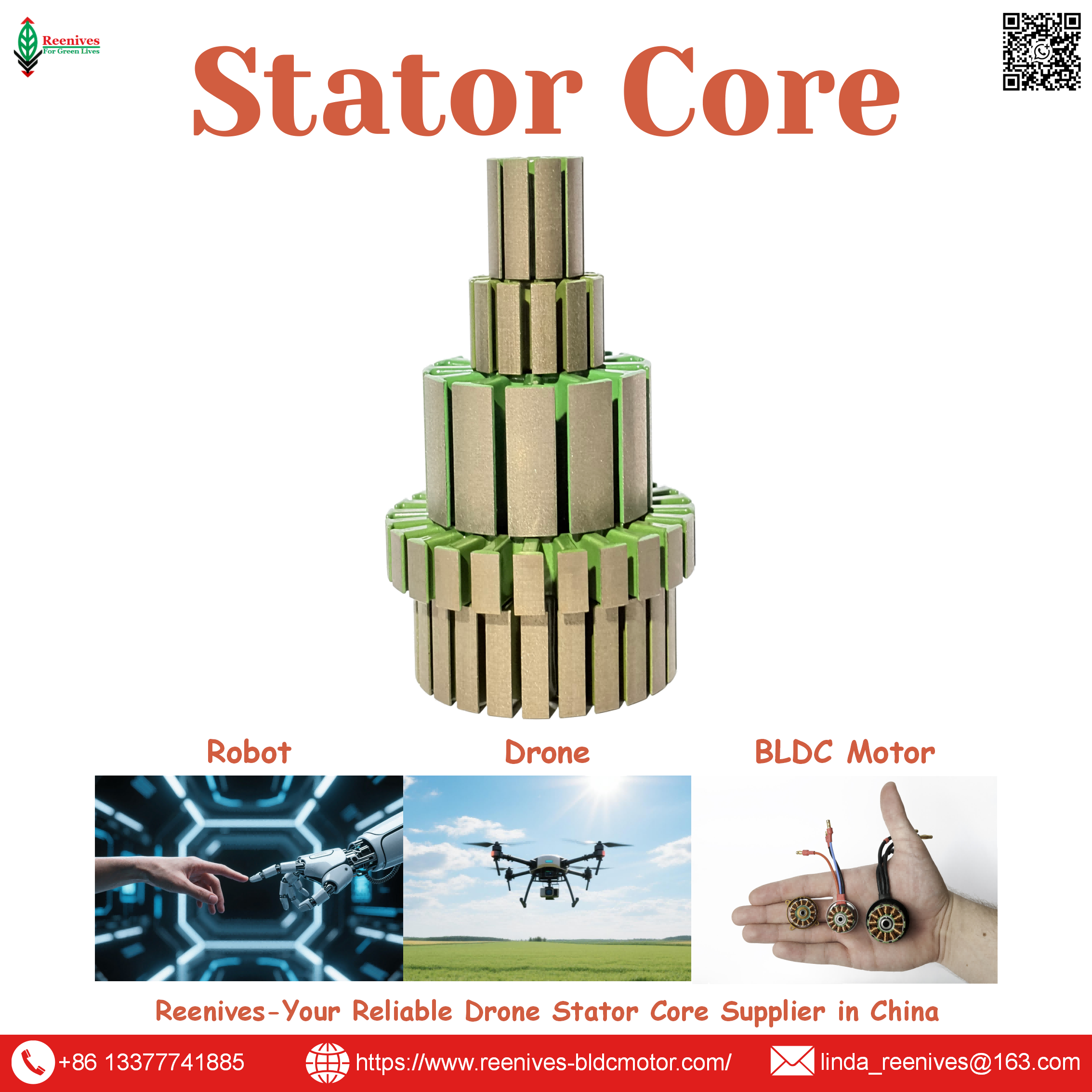 High-torque 2845 brushless motor for drones & UAVs. Optimized stator core, low cogging, high efficiency. Ideal for FPV, industrial robotics. Reliable OEM supply.